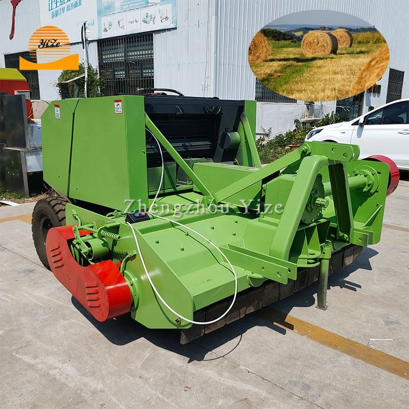 Straw Crushing Baler Machine